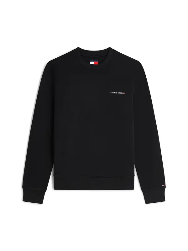 Tommy Jeans Tommy Jeans Majica 'Logo'  črna / bela