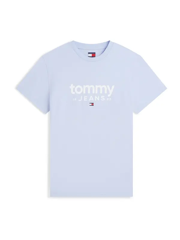 Tommy Jeans Tommy Jeans Majica 'Logo Graphic Slim'  golobje modra / bela