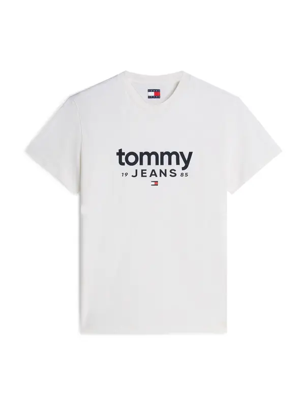 Tommy Jeans Tommy Jeans Majica 'Logo Graphic Slim'  temno modra / bela