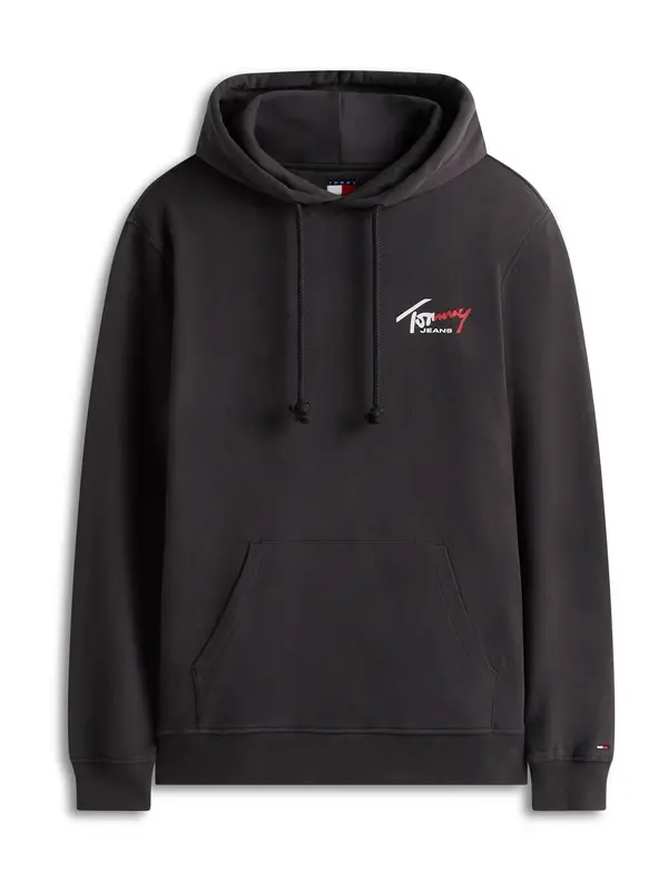 Tommy Jeans Tommy Jeans Majica 'Logo'  rdeča / črna / bela