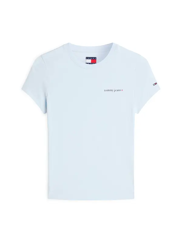 Tommy Jeans Tommy Jeans Majica 'Logo Slim'  svetlo modra