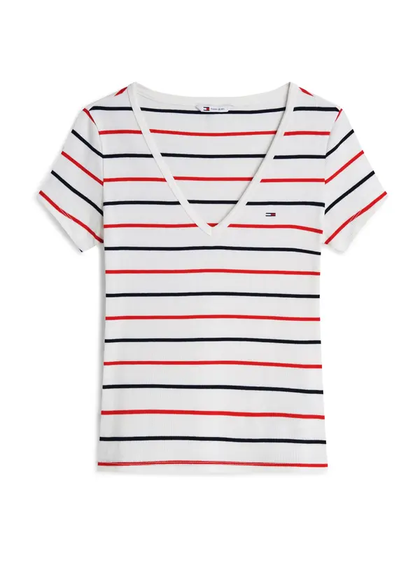 Tommy Jeans Tommy Jeans Majica 'Low'  modra / rdeča / bela