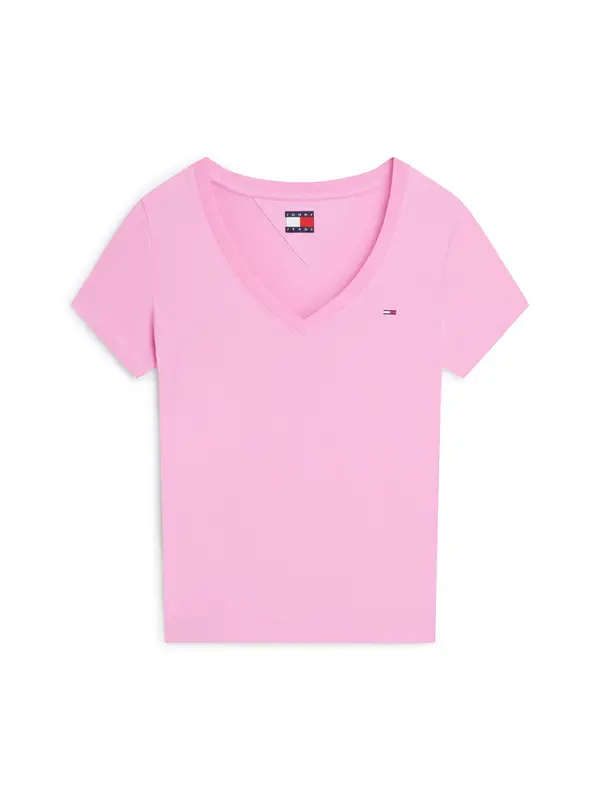 Tommy Jeans Tommy Jeans Majica 'Low Slim'  roza