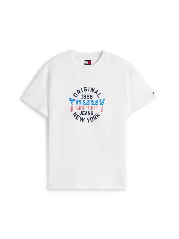 Tommy Jeans Tommy Jeans Majica  marine / azur / rdeča / bela