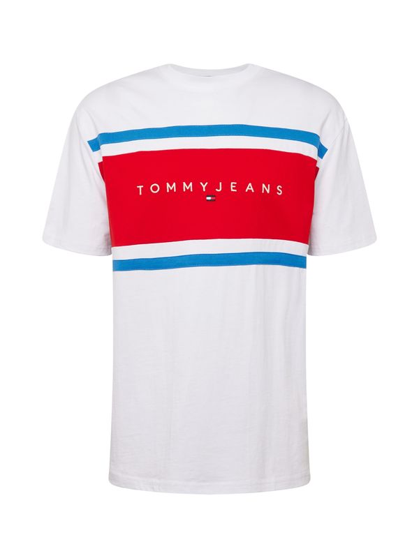 Tommy Jeans Tommy Jeans Majica  marine / azur / rdeča / bela