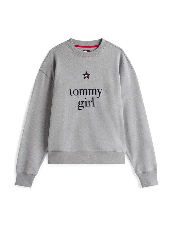 Tommy Jeans Tommy Jeans Majica  marine / pegasto siva / rdeča / bela