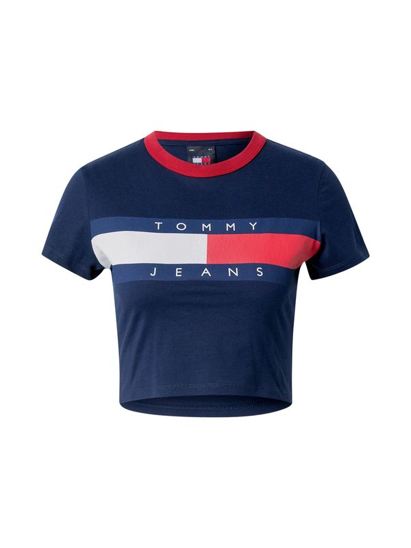 Tommy Jeans Tommy Jeans Majica  marine / rdeča / bela