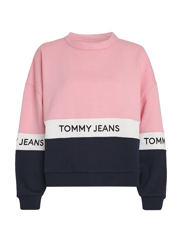Tommy Jeans Tommy Jeans Majica  marine / roza / črna / bela