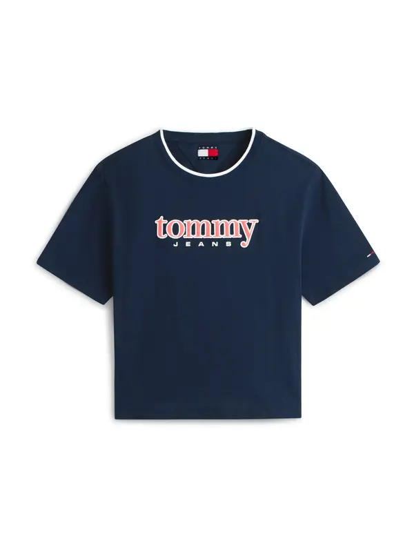 Tommy Jeans Tommy Jeans Majica  marine / živo rdeča / bela