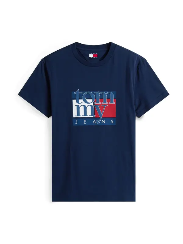 Tommy Jeans Tommy Jeans Majica  modra / marine / rdeča / bela