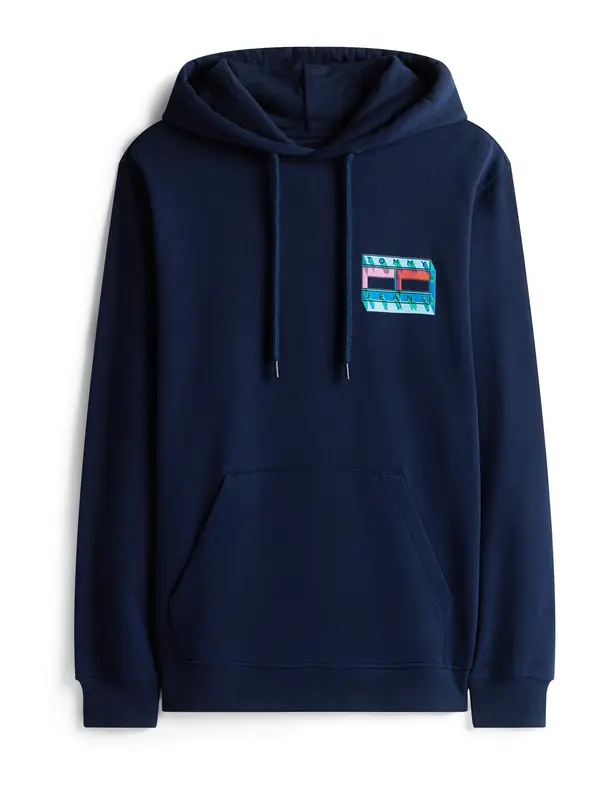 Tommy Jeans Tommy Jeans Majica  modra / marine / temno zelena / rdeča