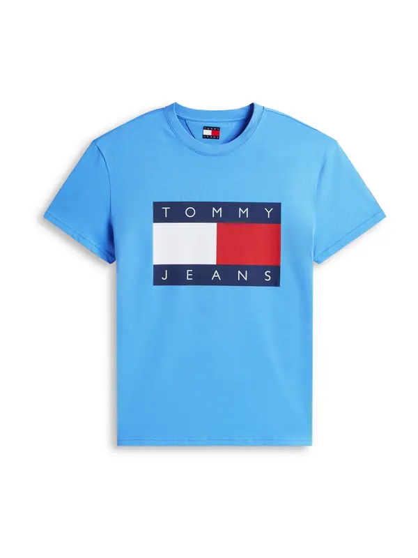 Tommy Jeans Tommy Jeans Majica  mornarska / azur / rdeča / bela