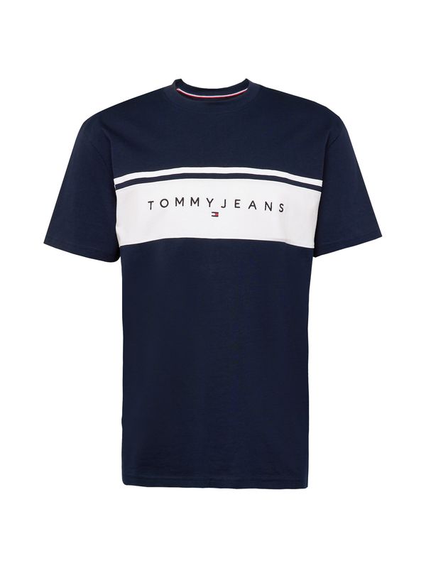 Tommy Jeans Tommy Jeans Majica  mornarska / bela