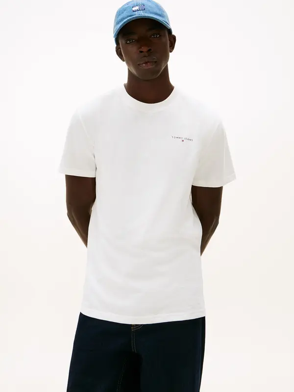Tommy Jeans Tommy Jeans Majica  mornarska / bela