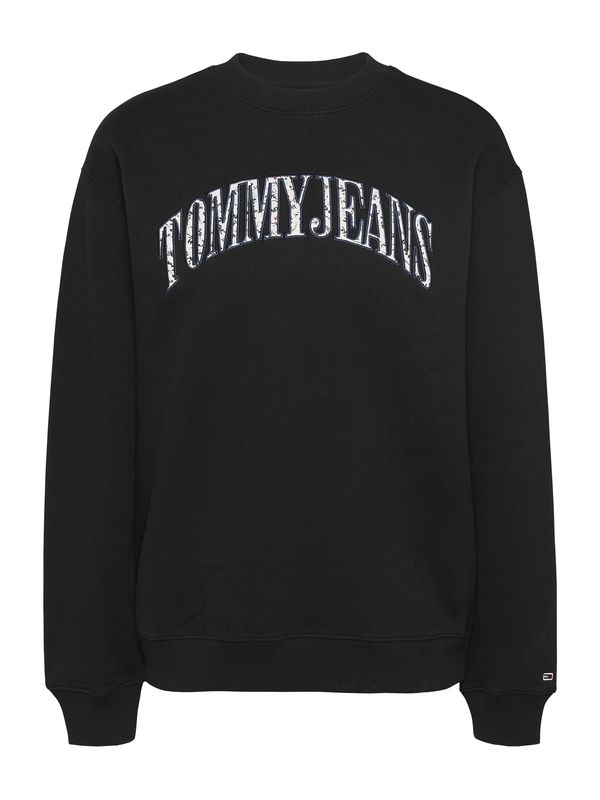 Tommy Jeans Tommy Jeans Majica  mornarska / črna / bela