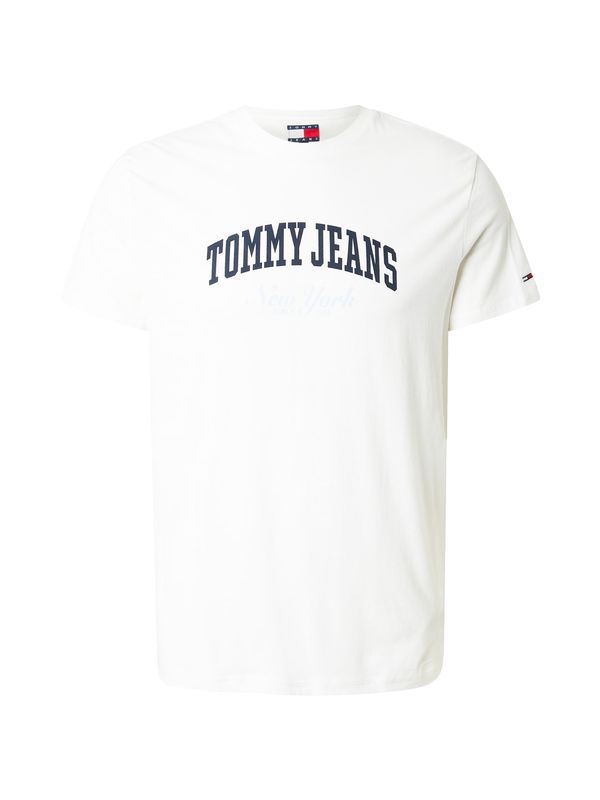 Tommy Jeans Tommy Jeans Majica  mornarska / meta / bela