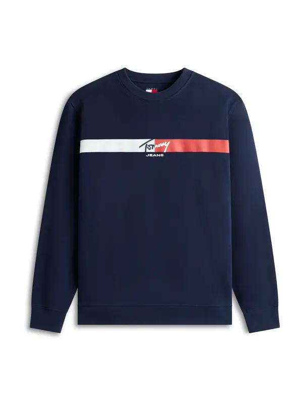 Tommy Jeans Tommy Jeans Majica  mornarska / rdeča / bela