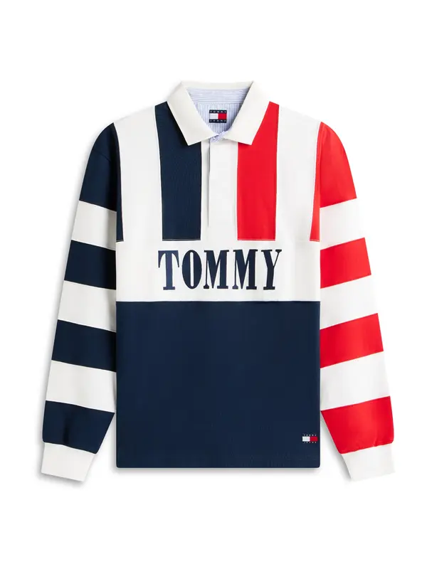 Tommy Jeans Tommy Jeans Majica  mornarska / rdeča / bela