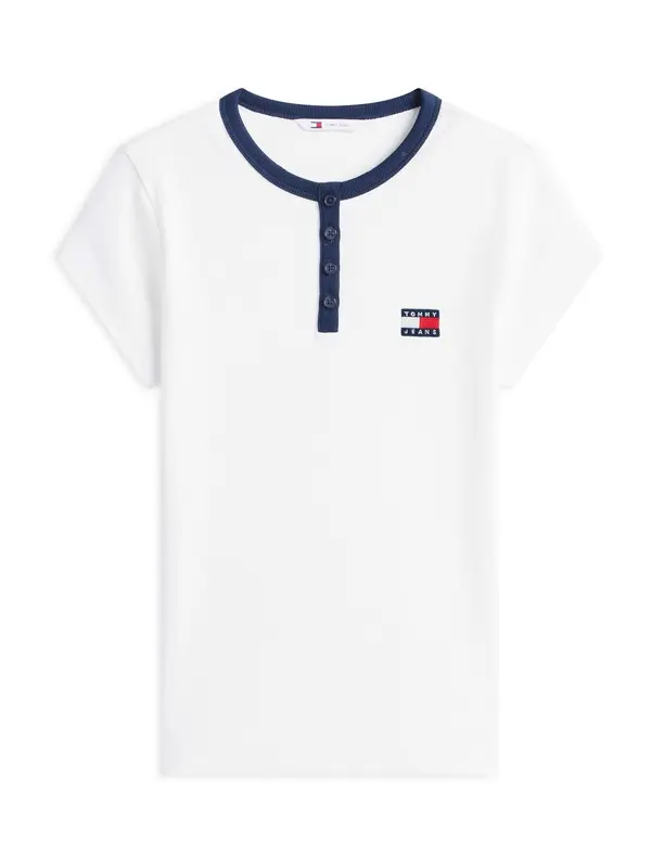 Tommy Jeans Tommy Jeans Majica  mornarska / rdeča / bela