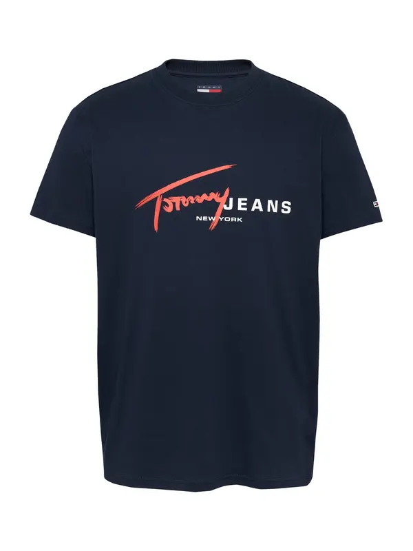 Tommy Jeans Tommy Jeans Majica  mornarska / rdeča / bela