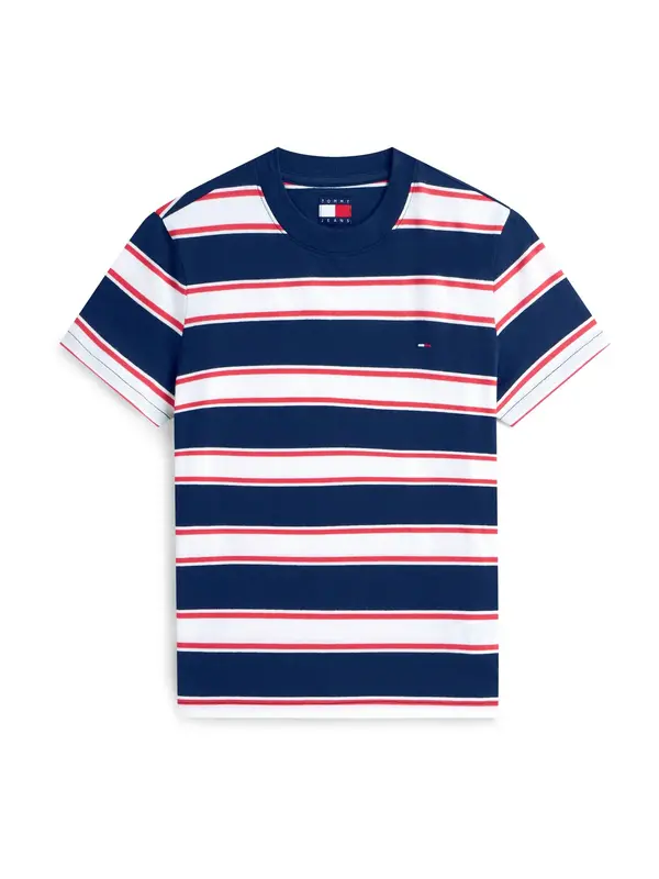 Tommy Jeans Tommy Jeans Majica  mornarska / rdeča / bela