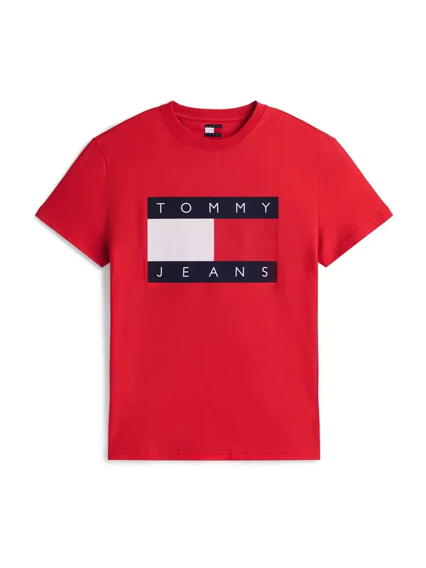 Tommy Jeans Tommy Jeans Majica  mornarska / rdeča / bela