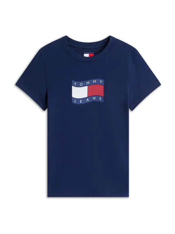 Tommy Jeans Tommy Jeans Majica  mornarska / rdeča / bela