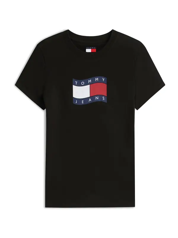Tommy Jeans Tommy Jeans Majica  mornarska / rdeča / črna / bela