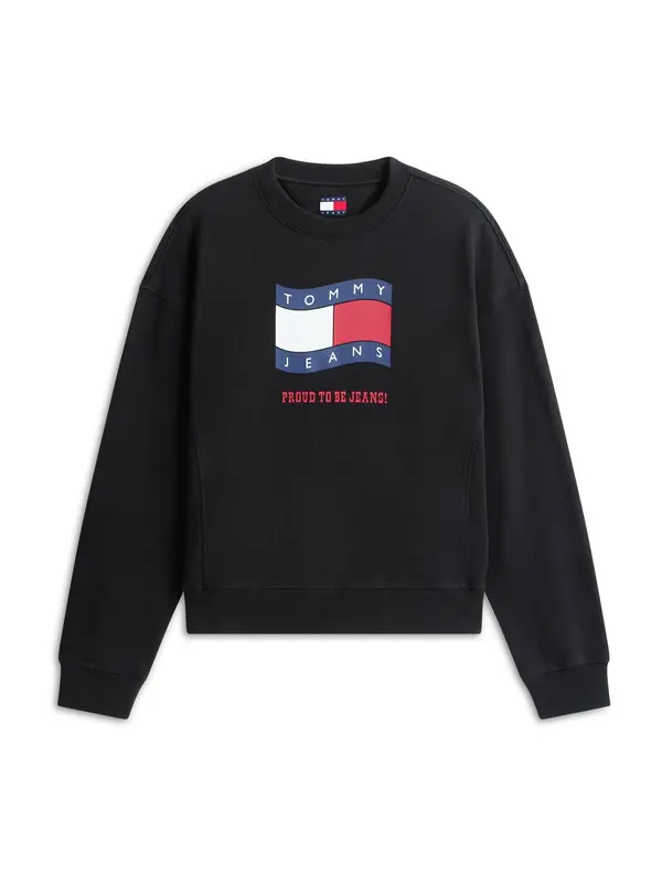 Tommy Jeans Tommy Jeans Majica  mornarska / rdeča / črna / bela