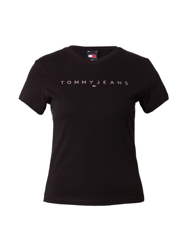 Tommy Jeans Tommy Jeans Majica  mornarska / roza / krvavo rdeča / črna