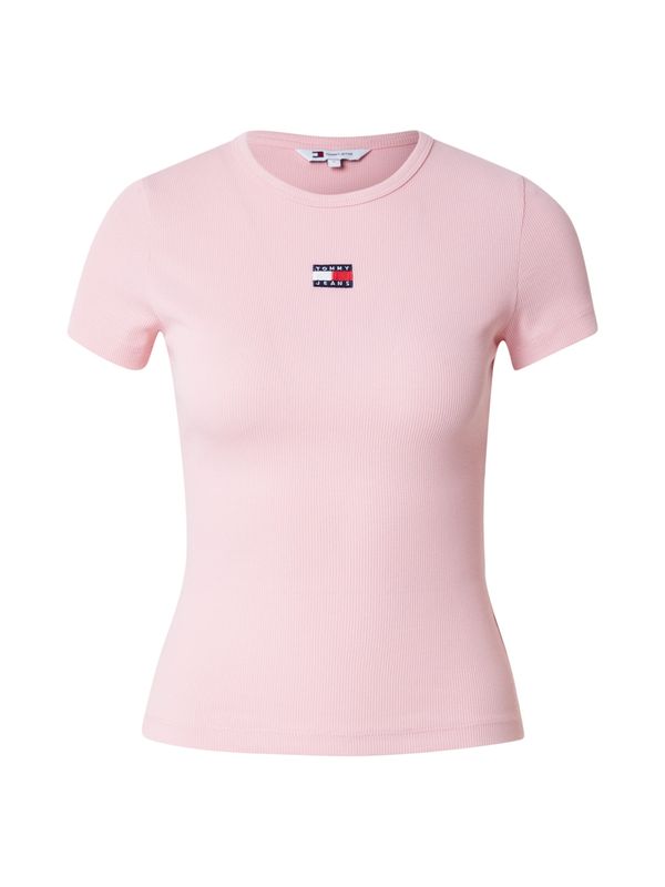 Tommy Jeans Tommy Jeans Majica  mornarska / roza / rdeča / bela