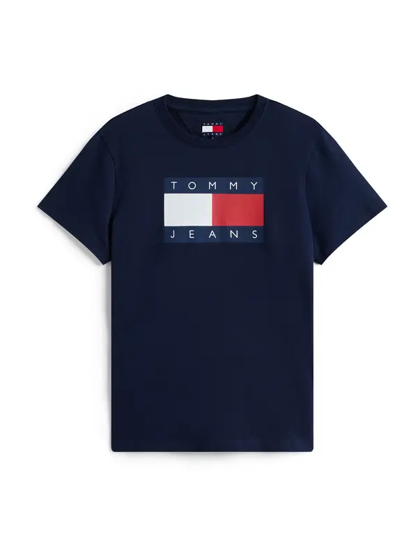 Tommy Jeans Tommy Jeans Majica  mornarska / rubin rdeča / bela