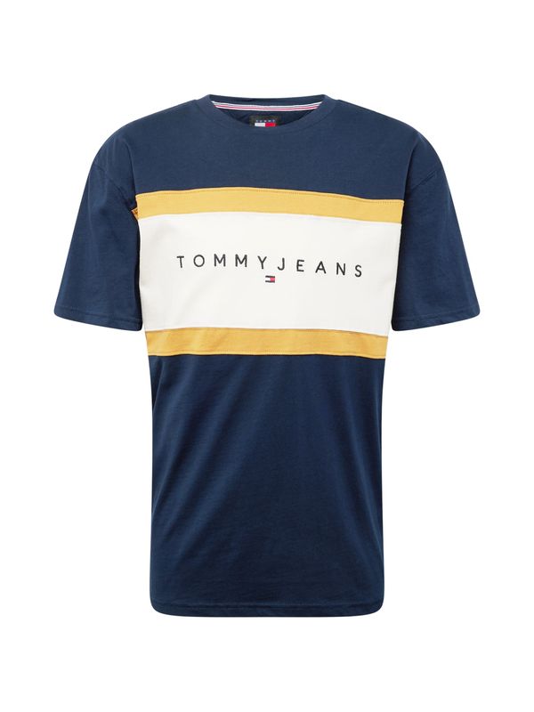 Tommy Jeans Tommy Jeans Majica  mornarska / rumena / bela