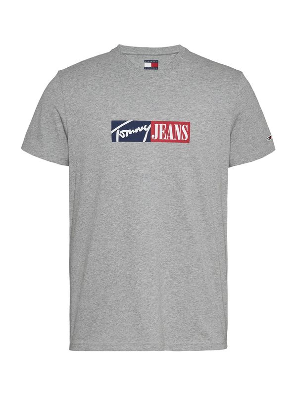 Tommy Jeans Tommy Jeans Majica  mornarska / siva / rdeča / off-bela