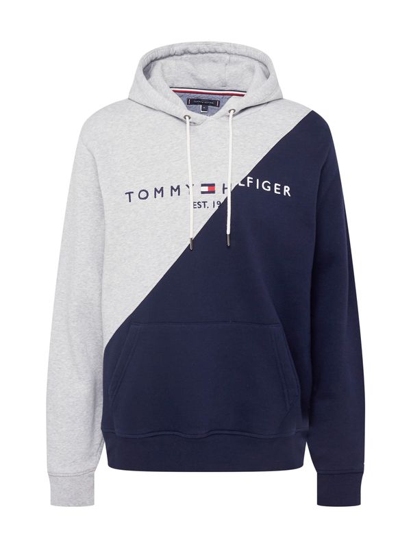 Tommy Jeans Tommy Jeans Majica  mornarska / svetlo siva / rdeča / bela