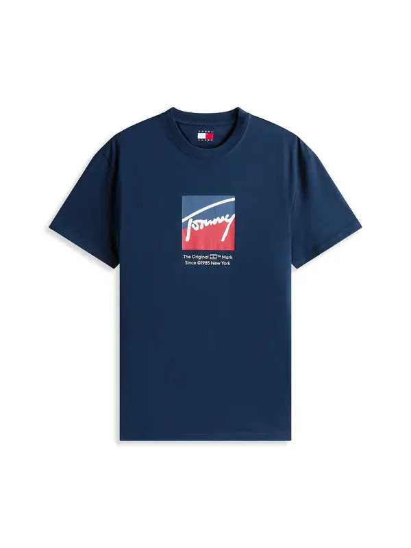 Tommy Jeans Tommy Jeans Majica  mornarska / temno modra / rdeča / bela