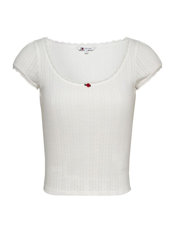 Tommy Jeans Tommy Jeans Majica  naravno bela