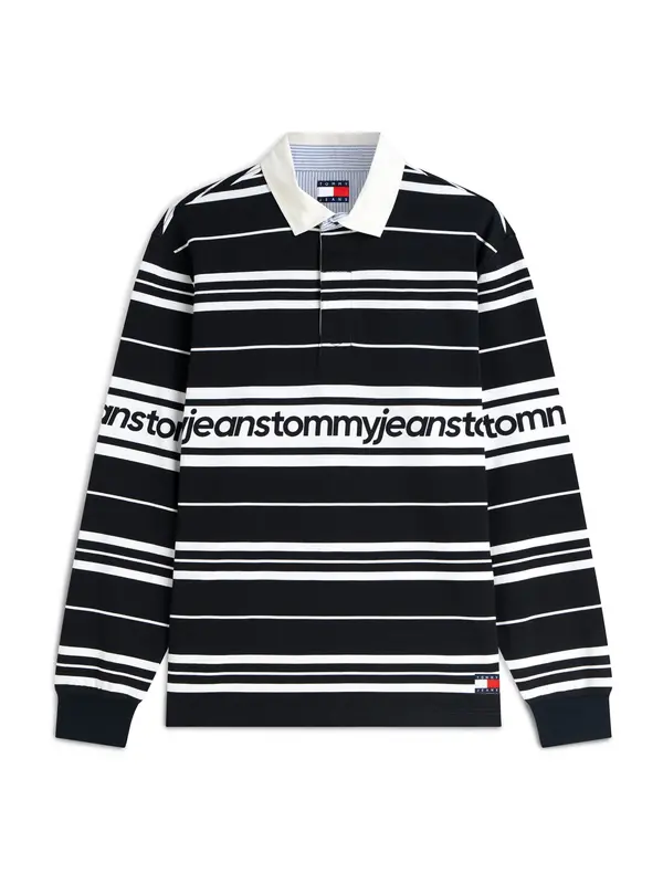 Tommy Jeans Tommy Jeans Majica  nočno modra / bela