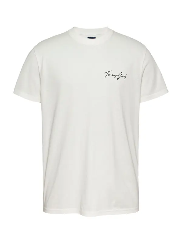 Tommy Jeans Tommy Jeans Majica 'NOVELTY'  kremna / safir / svetlo rdeča / črna