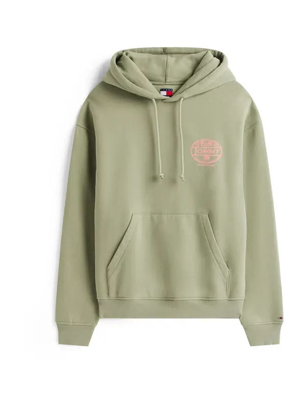 Tommy Jeans Tommy Jeans Majica 'NOVELTY'  pastelno zelena / bela