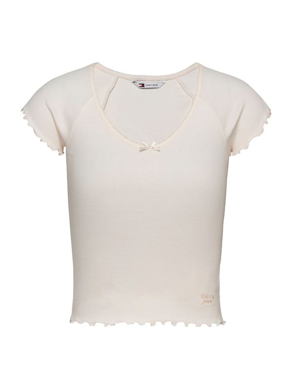 Tommy Jeans Tommy Jeans Majica  off-bela