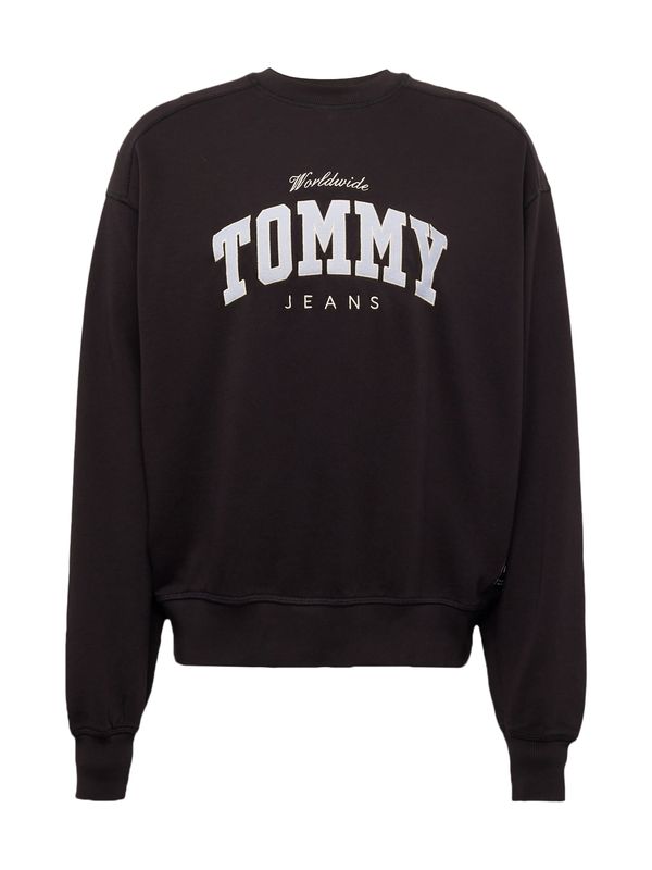 Tommy Jeans Tommy Jeans Majica  pastelno rumena / črna / bela