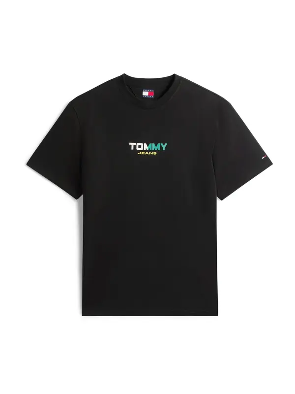 Tommy Jeans Tommy Jeans Majica  pastelno rumena / zelena / črna / bela