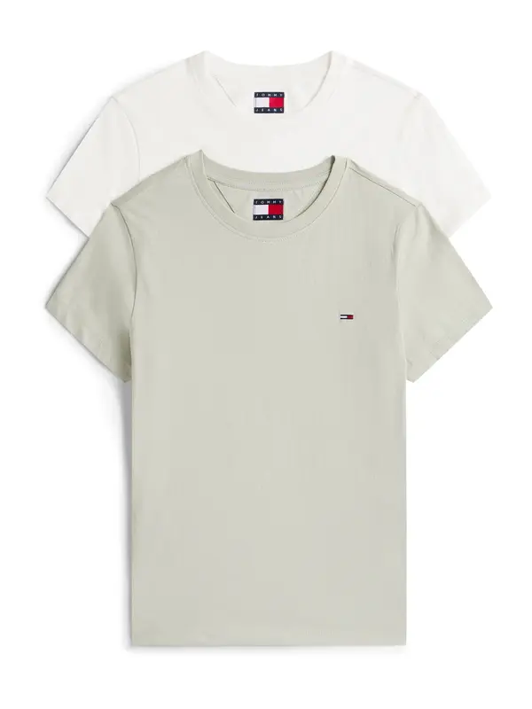 Tommy Jeans Tommy Jeans Majica  pastelno zelena / bela
