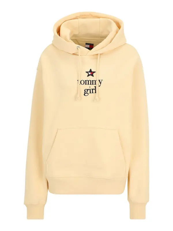 Tommy Jeans Tommy Jeans Majica  pesek / črna