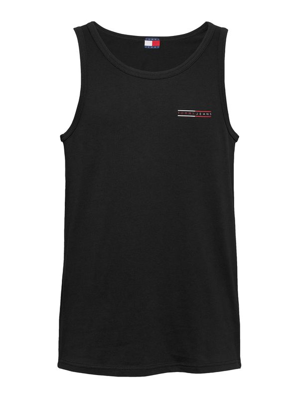 Tommy Jeans Tommy Jeans Majica  rdeča / črna / bela