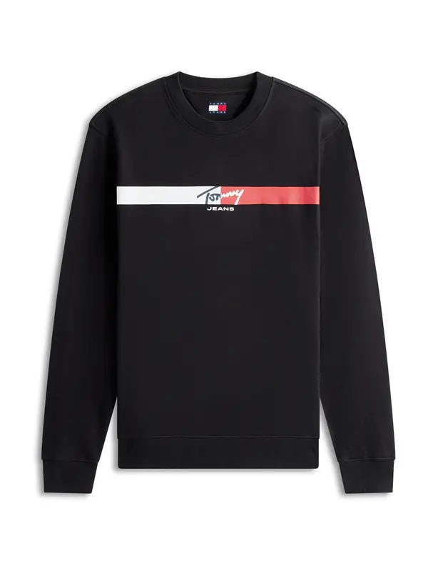 Tommy Jeans Tommy Jeans Majica  rdeča / črna / bela