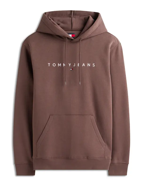 Tommy Jeans Tommy Jeans Majica  rjava / bela