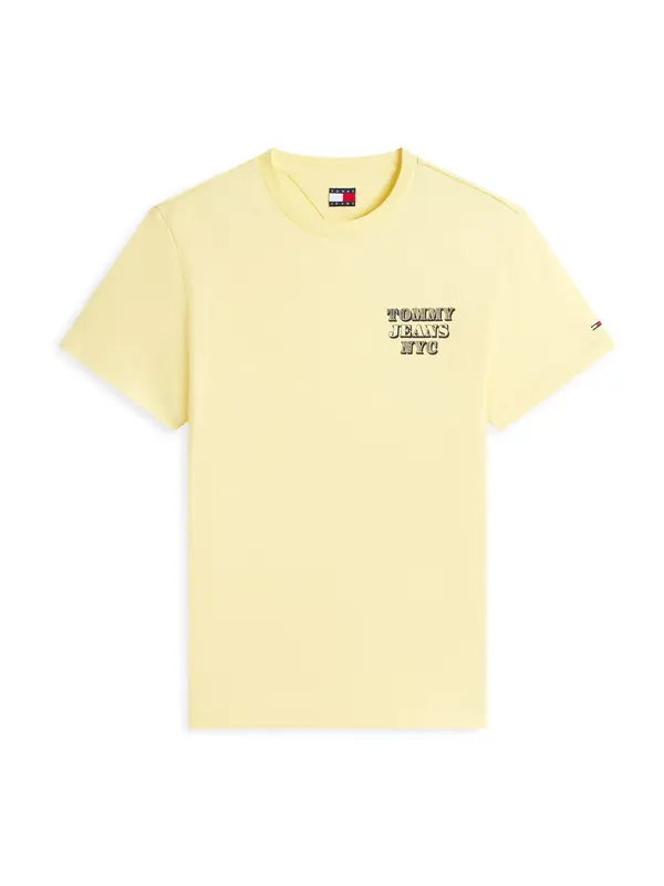 Tommy Jeans Tommy Jeans Majica  rumena / črna