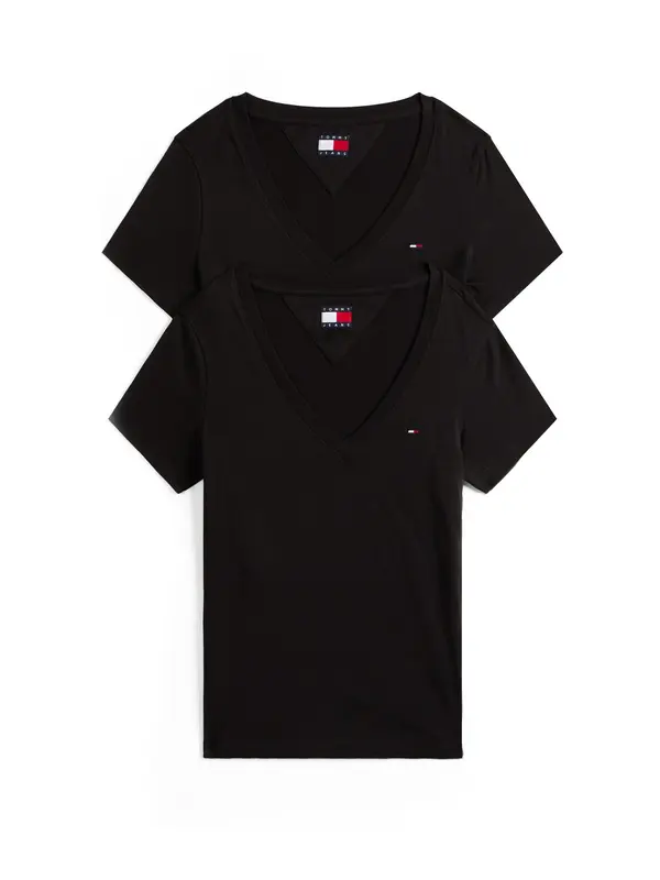 Tommy Jeans Tommy Jeans Majica 'Slim T'  črna